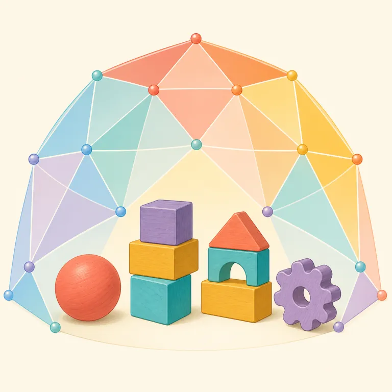 construct（構築物・名詞）の覚え方イラスト — construct は名詞でも、まず「組み立てられてできた物」と押さえると覚えやすいです