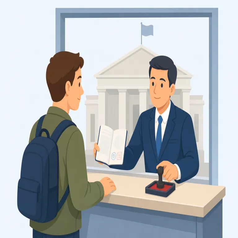 consular（領事の・形容詞）の覚え方イラスト — consul（領事）を知っていれば、consul に「〜に関する」を作る形容詞語尾 -ar が付いた形だと見て覚えると定着しやすい