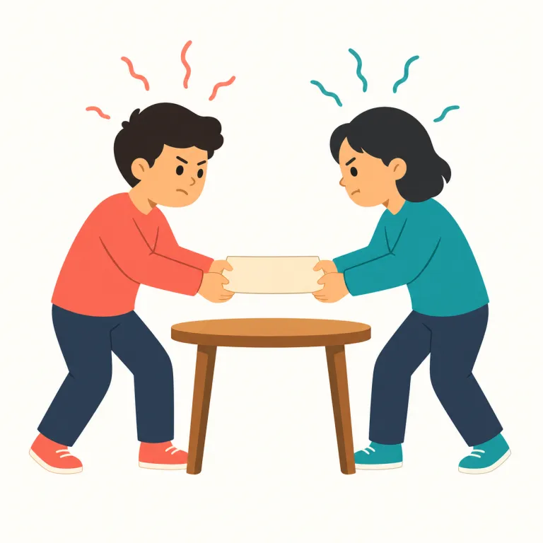 contention（主張・名詞）の覚え方イラスト — この意味の contention は「論争」そのものではなく、議論の中で人が強く掲げる「主張・論点」を指します