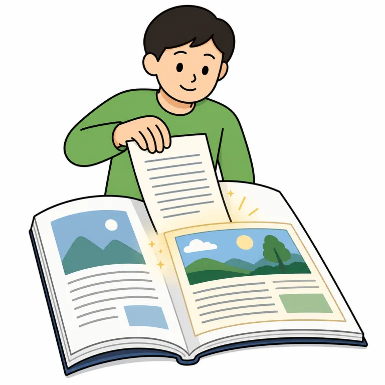 contribution（寄稿・noun）の覚え方イラスト