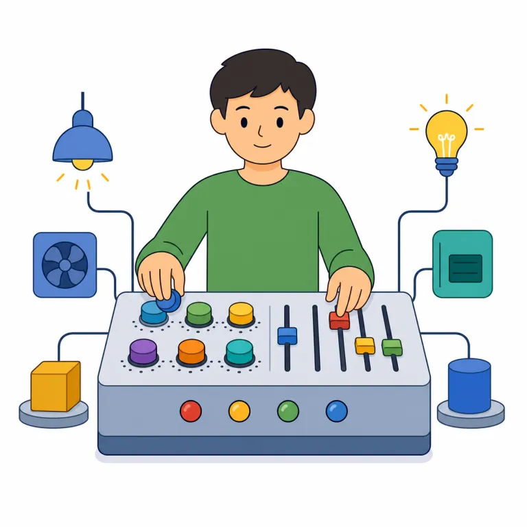 control（支配する・動詞）の覚え方イラスト — この「支配する」は、control の中でも人・組織・市場・会話などに対して強い力を及ぼし、相手の行動や流れを自分の意図通りに動かす意味です