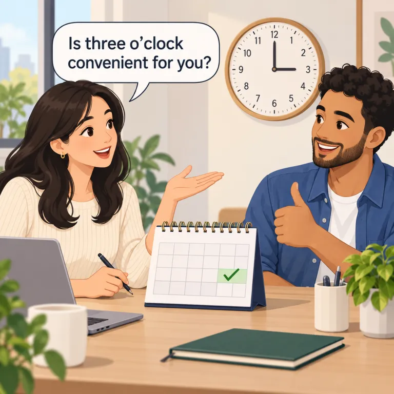 convenient（都合がよい・adjective）の覚え方イラスト