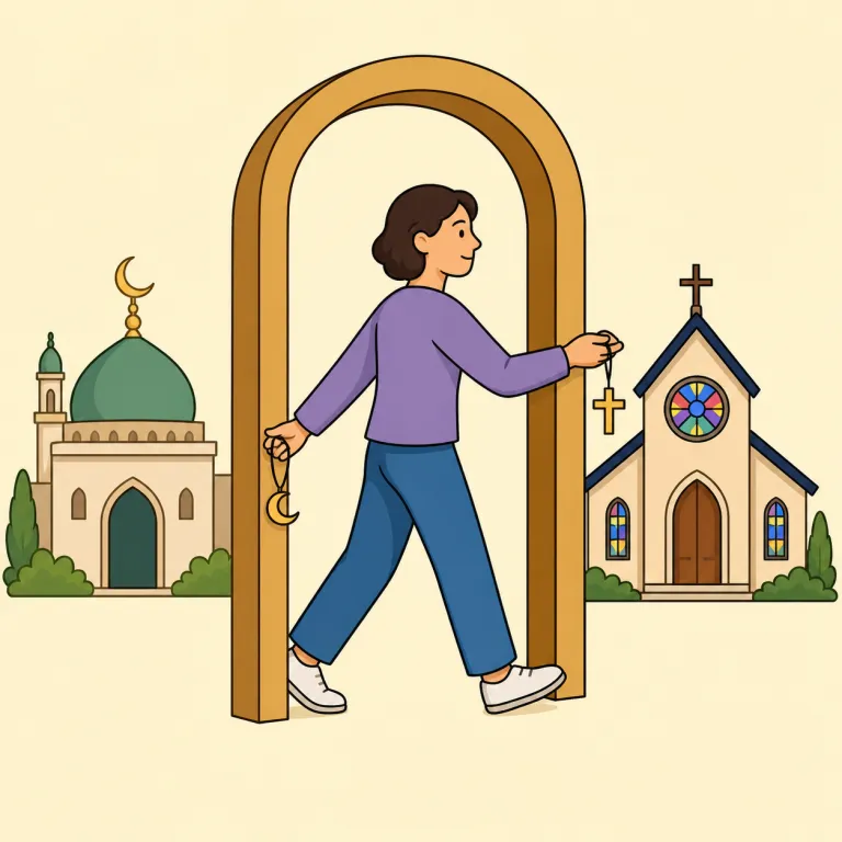 conversion（改宗・noun）の覚え方イラスト