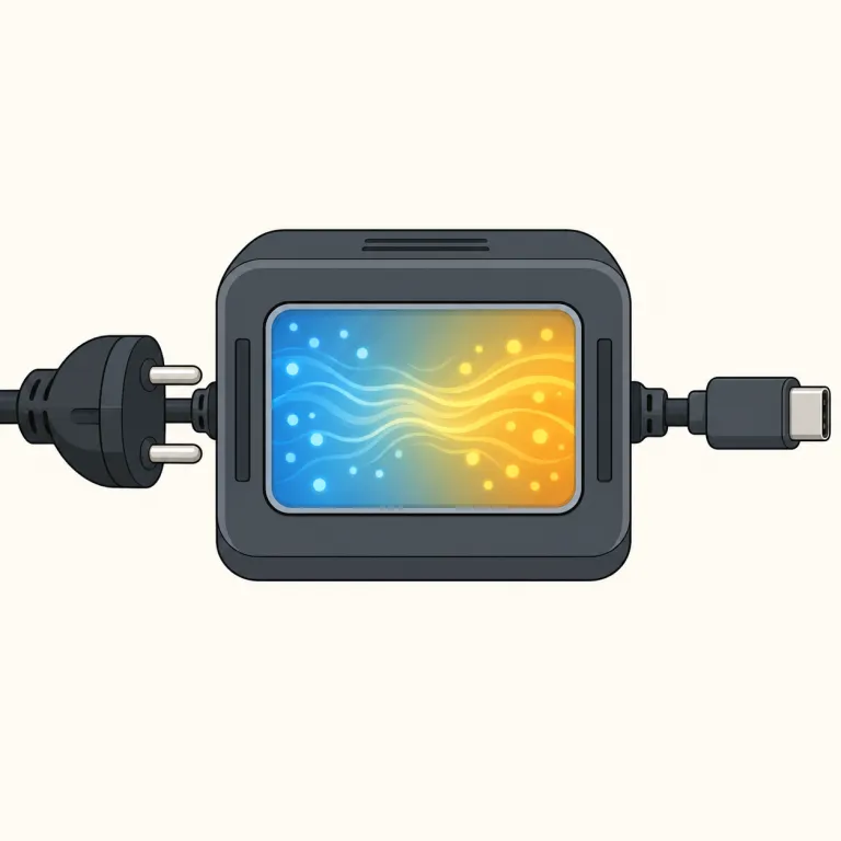 converter（コンバーター・名詞）の覚え方イラスト — convert が「変える・変換する」、-er が「するもの」なので、converter はまず「変換する装置」とまとめて覚える