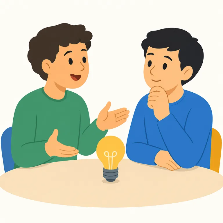 convince（納得させる・動詞）の覚え方イラスト — まず核は win ではなく「相手の頭の中を変えて、納得させる」動詞だと覚える
