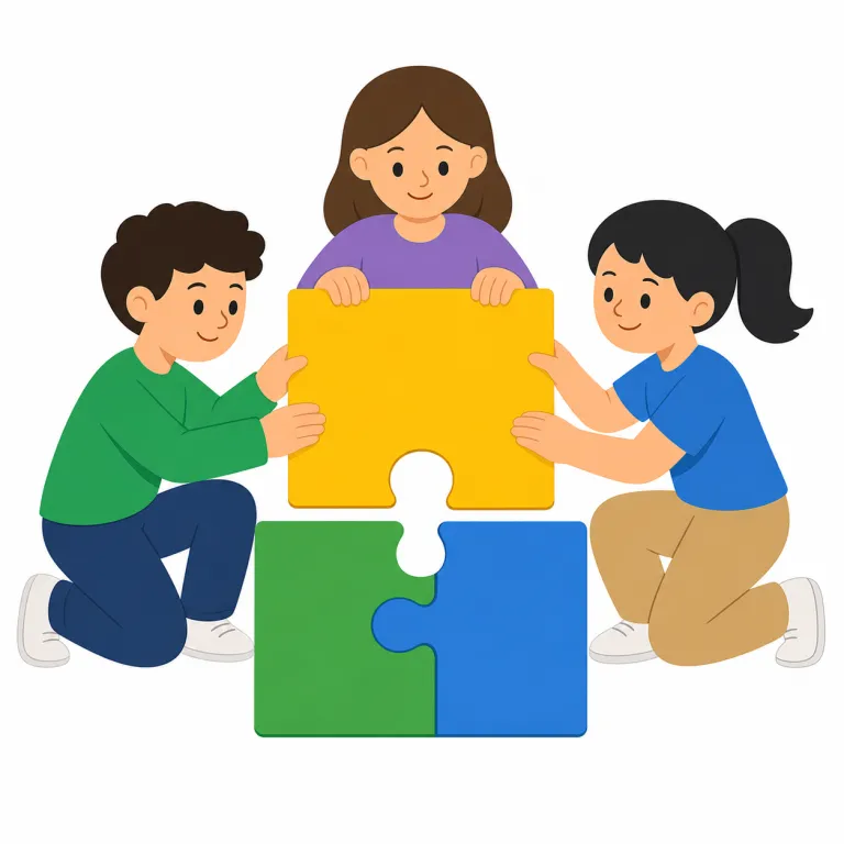 cooperate（協力する・動詞）の覚え方イラスト — co- は「共同で」、operate は operate / operation と同じ仲間で「動かす・働く」