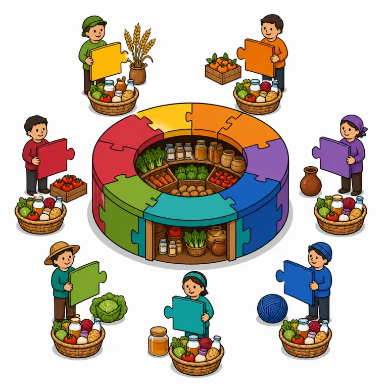 cooperative（協同組合・noun）の覚え方イラスト