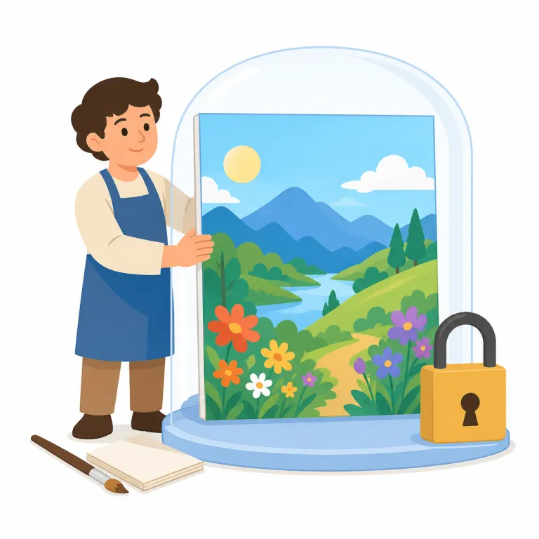 copyright（著作権・名詞）の覚え方イラスト — copyright は copy + right で「コピーに関する権利」と考えると覚えやすい