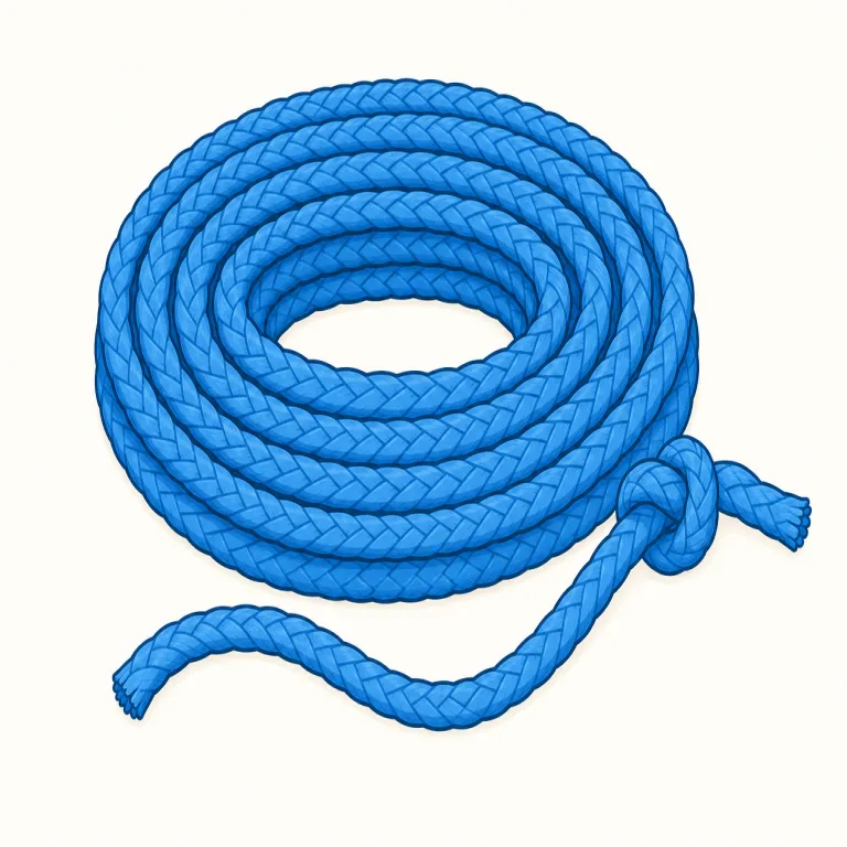 cord（ひも、コード・名詞）の覚え方イラスト — cord は「細めだが、ある程度しっかりしたひも」として覚えると広がりが整理しやすい