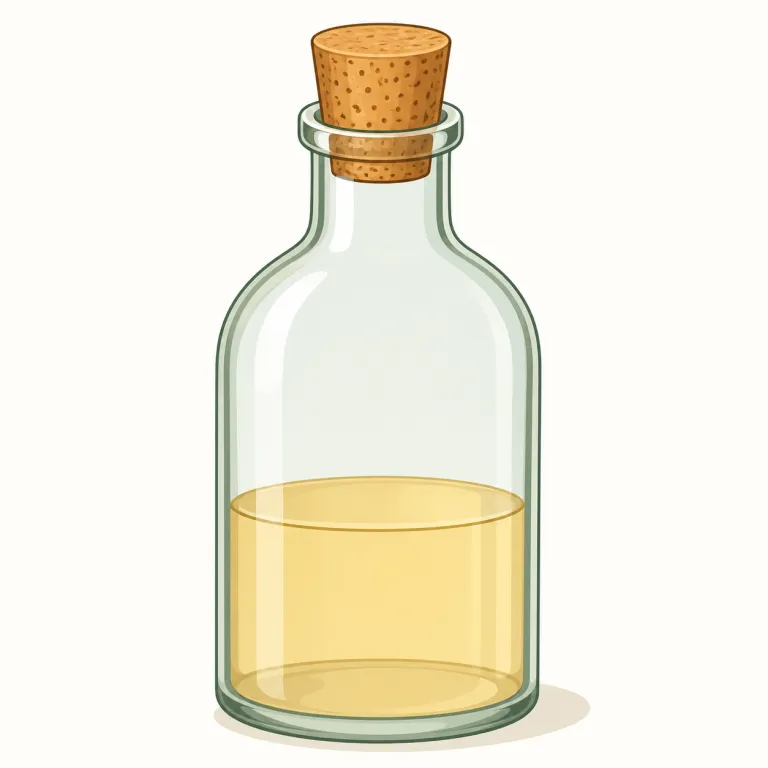 corked（コルク栓をした・形容詞）の覚え方イラスト — cork を知っていれば、そのまま「コルクが入った状態」と考えると覚えやすいです