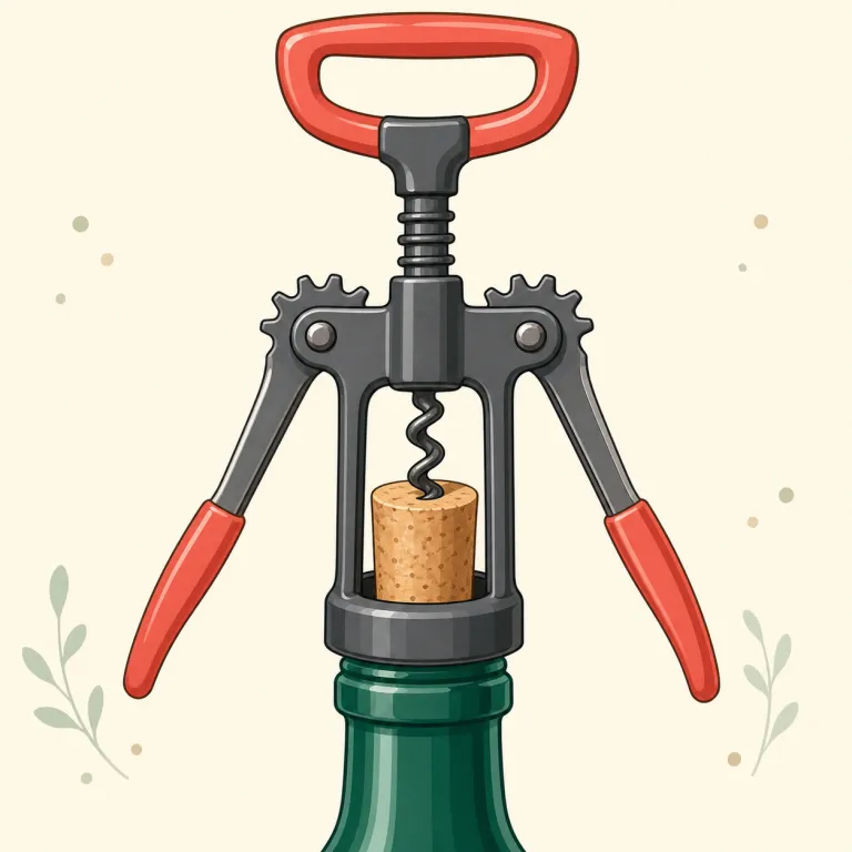 corkscrew（コルク抜き・名詞）の覚え方イラスト — corkscrew は形で覚えると強い語です