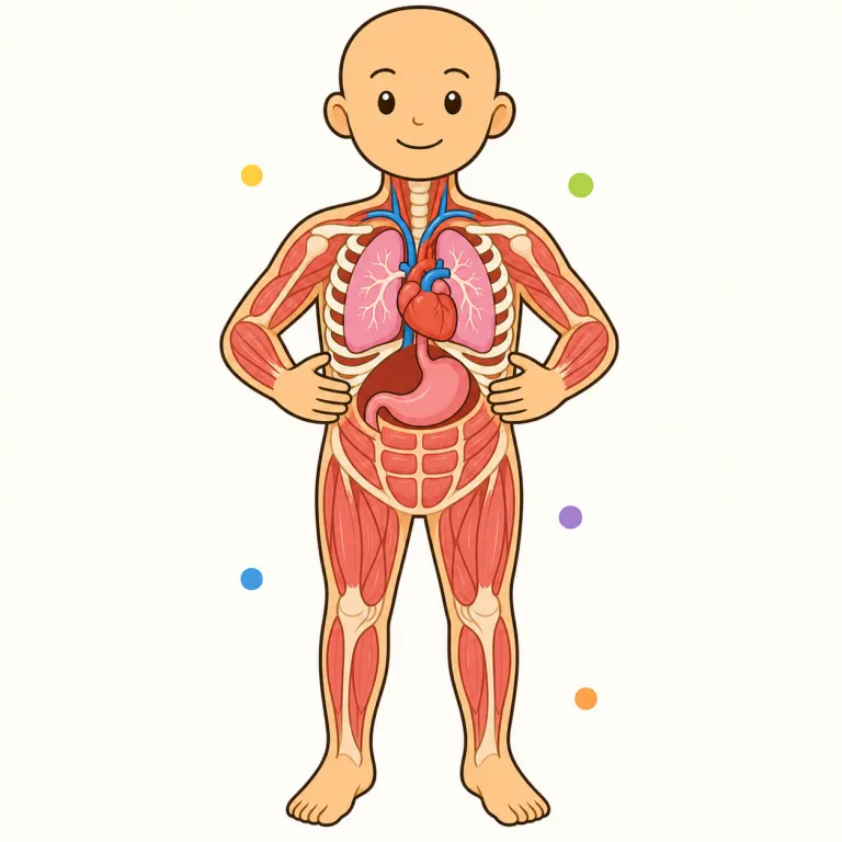 corporal（身体の・adjective）の覚え方イラスト