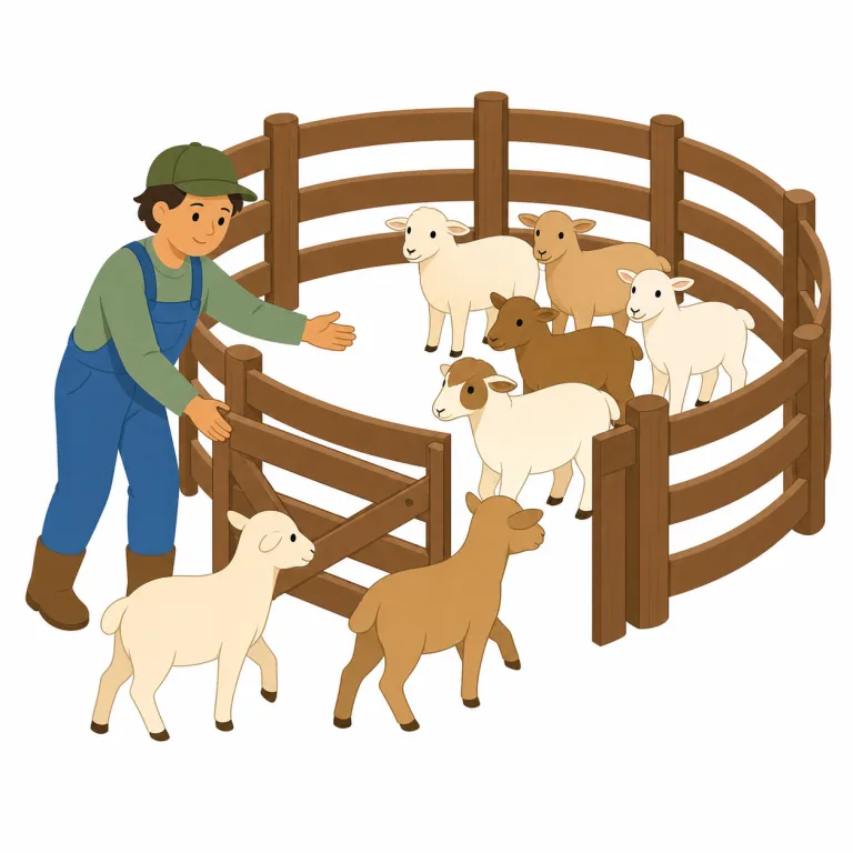 corral（囲い込む・verb）の覚え方イラスト