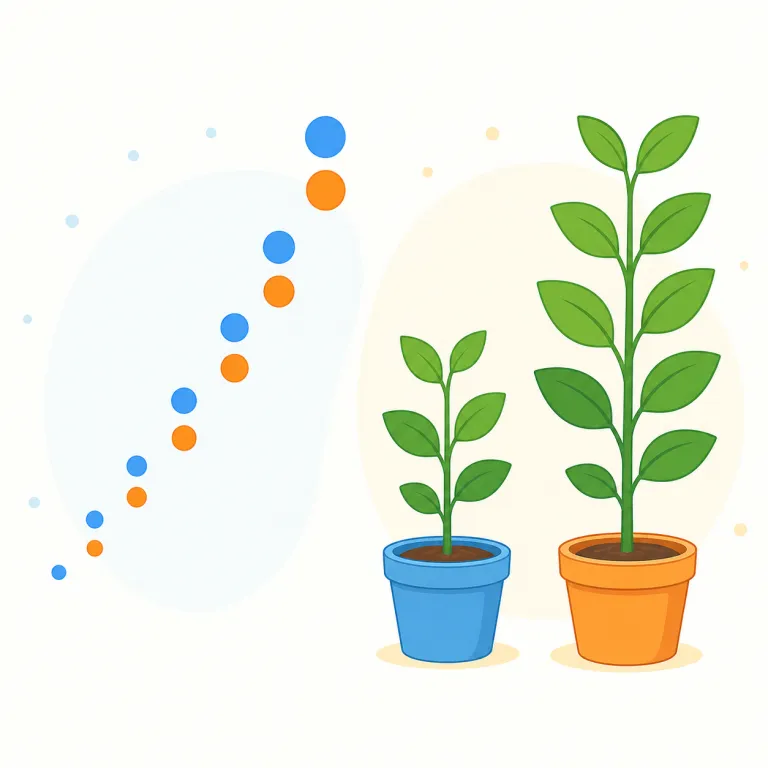 correlation（相関関係・名詞）の覚え方イラスト — このエントリの correlation は、単なる「関連性」ではなく、統計やデータ分析で使う「相関関係」として覚えます
