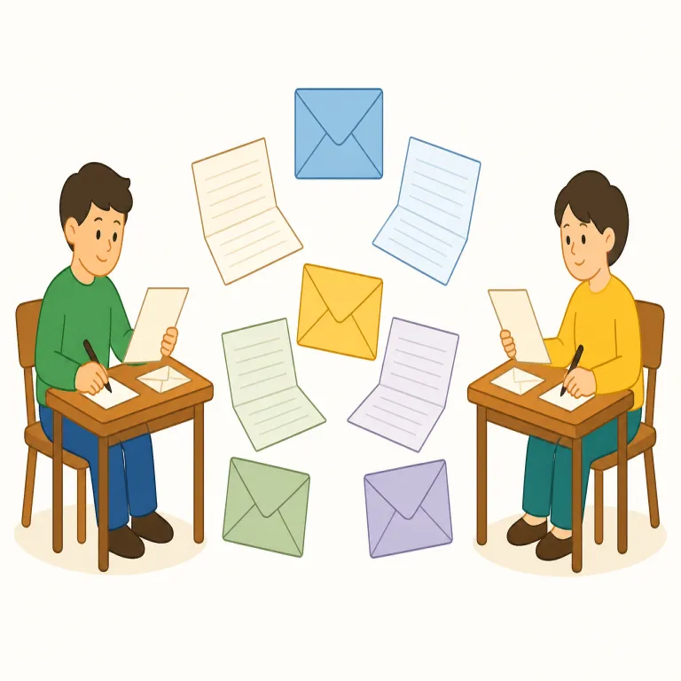 correspondenceの覚え方イラスト