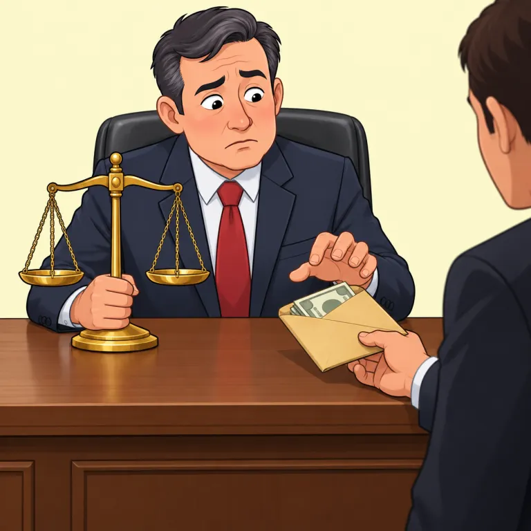 corruptible（腐敗しやすい・adjective）の覚え方イラスト