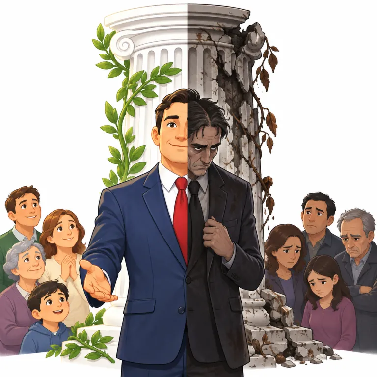 corruption（腐敗、堕落・noun）の覚え方イラスト