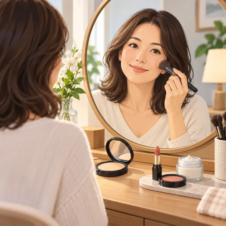 cosmetic（美容上の・adjective）の覚え方イラスト