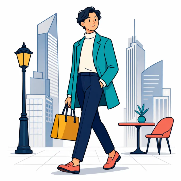 cosmopolitan（都会的な・adjective）の覚え方イラスト