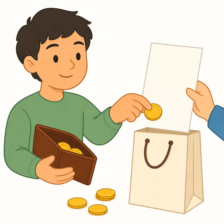 cost（費用、経費、代償・名詞）の覚え方イラスト — cost は単なる表示価格よりも、「結果としてこちら側が背負う重み」に焦点がある名詞