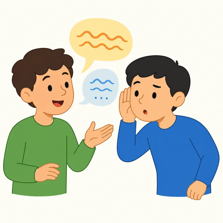could you say that again（もう一度言っていただけますか。・イディオム）の覚え方イラスト — この表現は3つに分けると覚えやすいです
