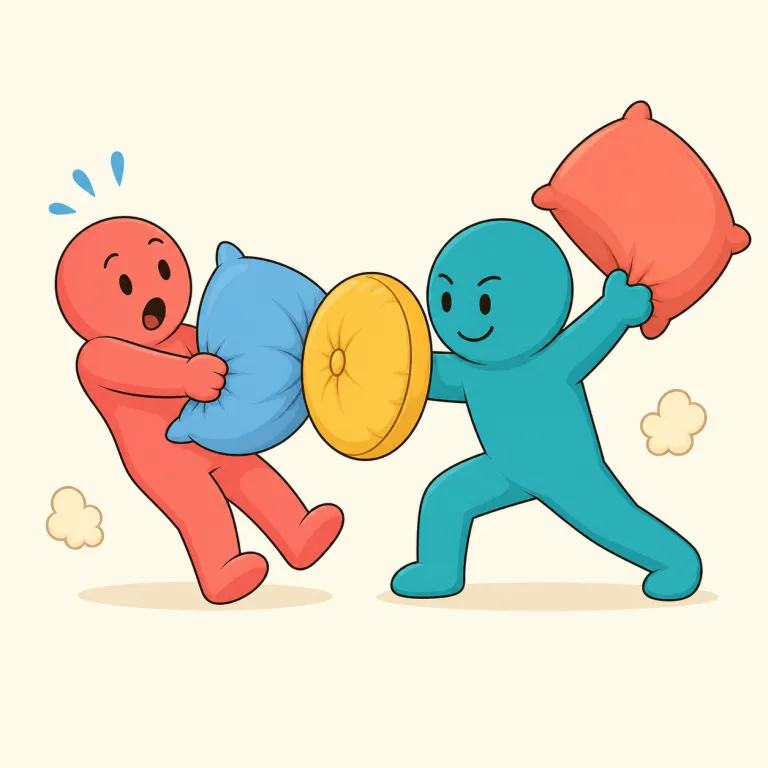 counterattack（反撃・名詞）の覚え方イラスト — attack を知っていれば、counterattack は「攻撃に対して攻撃を返す」とつかめます