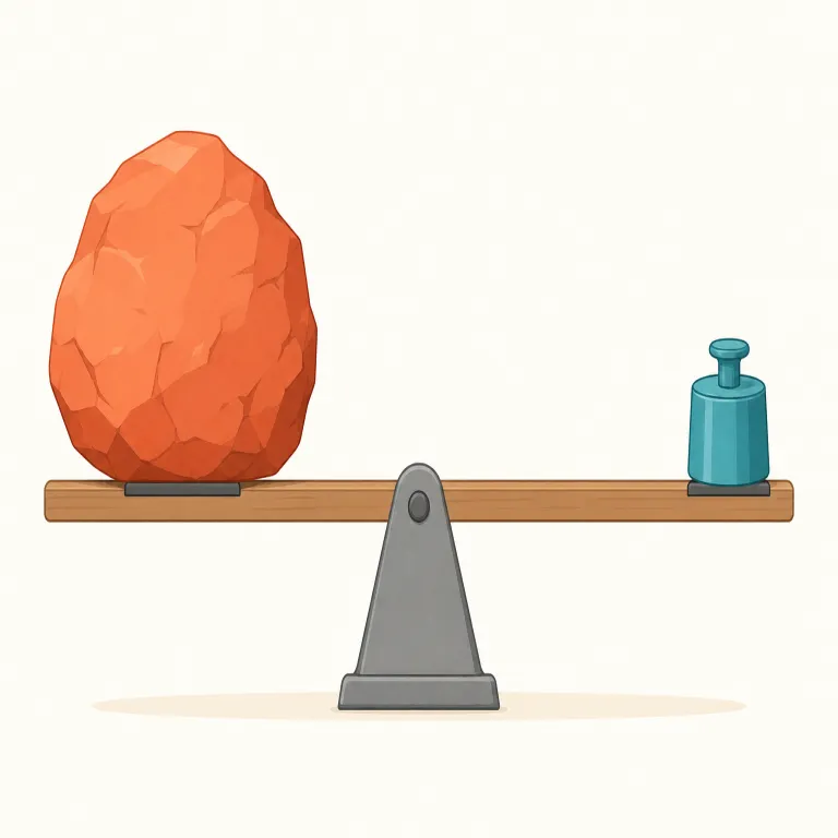 counterbalance（釣り合いを保つもの、相殺要因・noun）の覚え方イラスト