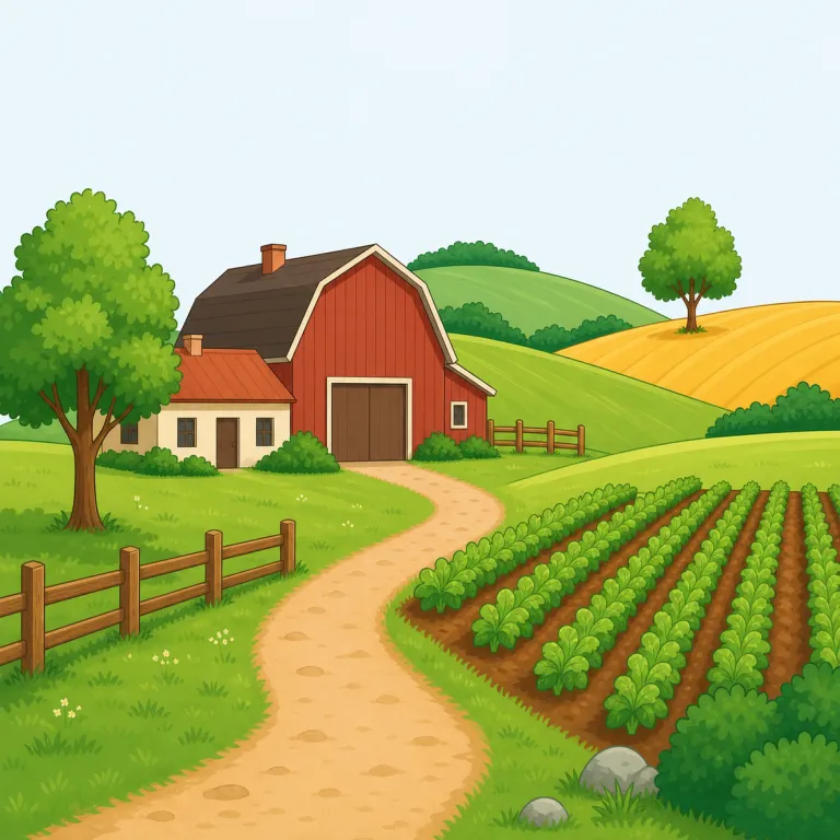 country（田舎、田園地帯・noun）の覚え方イラスト