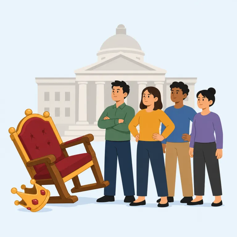 coup（クーデター・名詞）の覚え方イラスト — この意味の coup は、政治ニュースで「突然の政権奪取」を表す名詞です