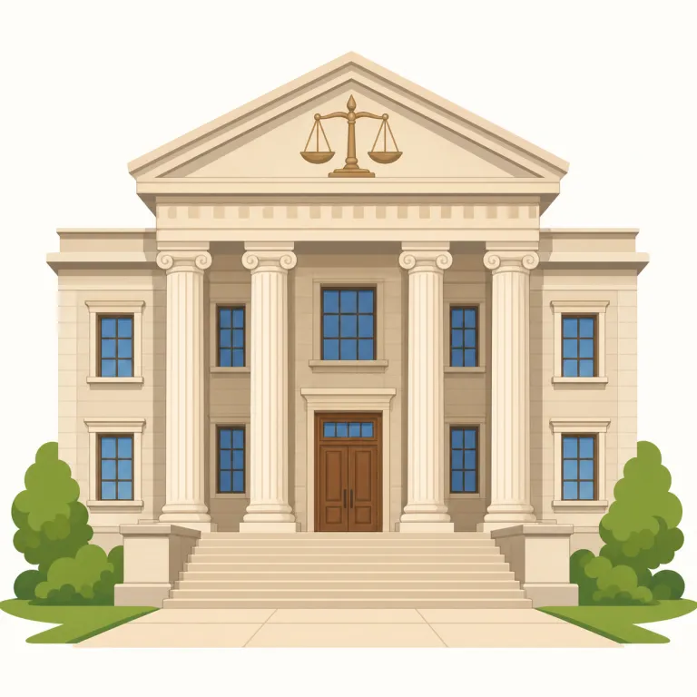 courthouseの覚え方イラスト