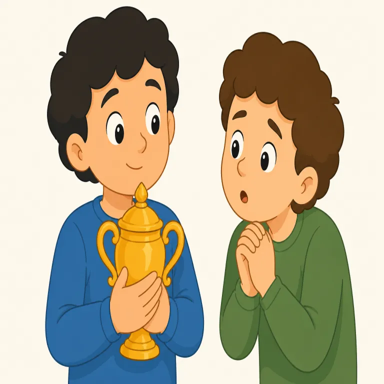 covet（欲しがる・動詞）の覚え方イラスト