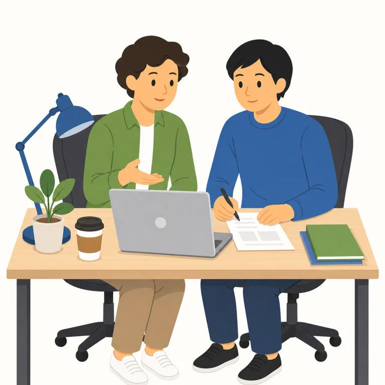 coworkerの覚え方イラスト