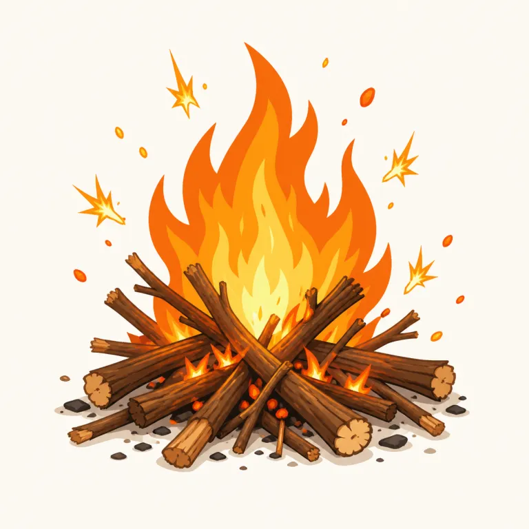 crackle（パチパチ音を立てる・動詞）の覚え方イラスト — crack を知っていれば覚えやすい語です