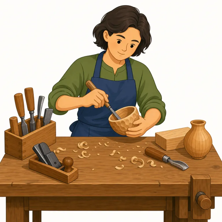 craftsman（職人・名詞）の覚え方イラスト — craftsman は craft（手仕事・技術）+ man と分けると覚えやすい
