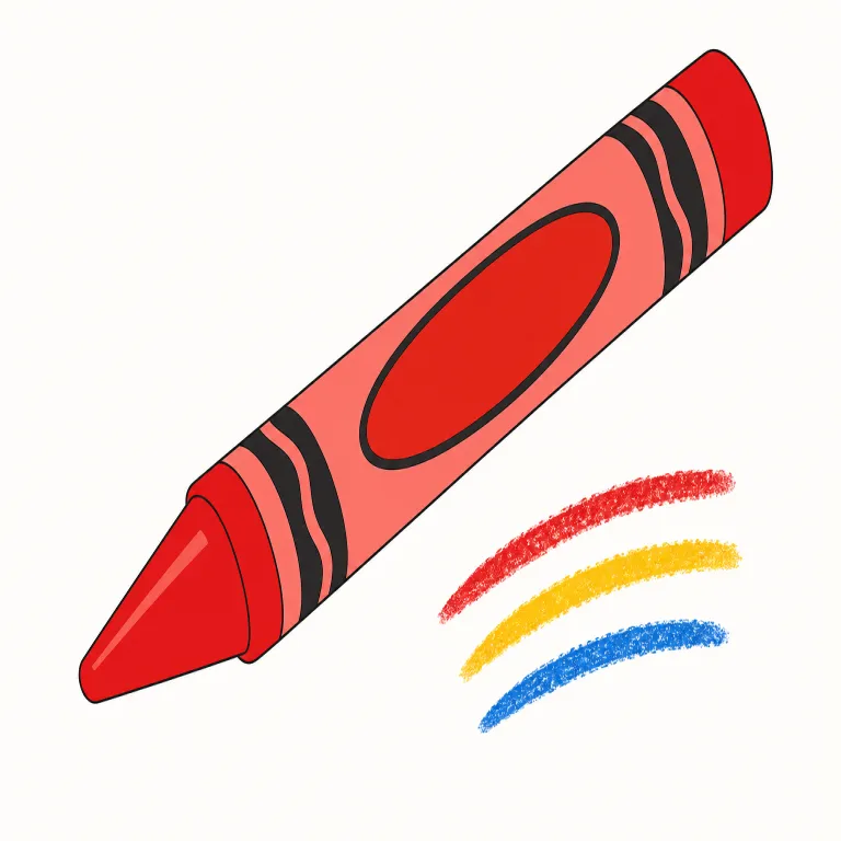 crayon（クレヨン・名詞）の覚え方イラスト