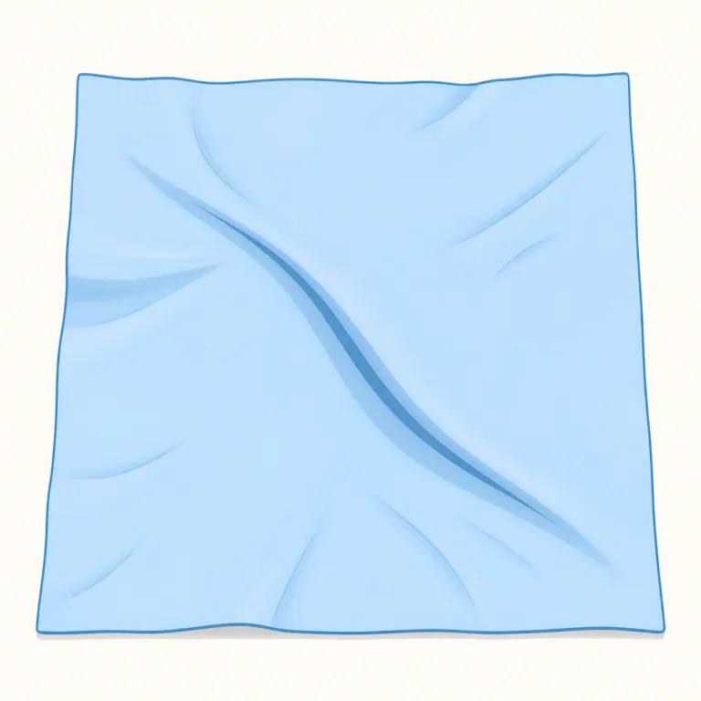 crease（折り目・名詞）の覚え方イラスト — crease は「紙や布にくっきり残る折り目・しわ」と覚えると定着しやすいです