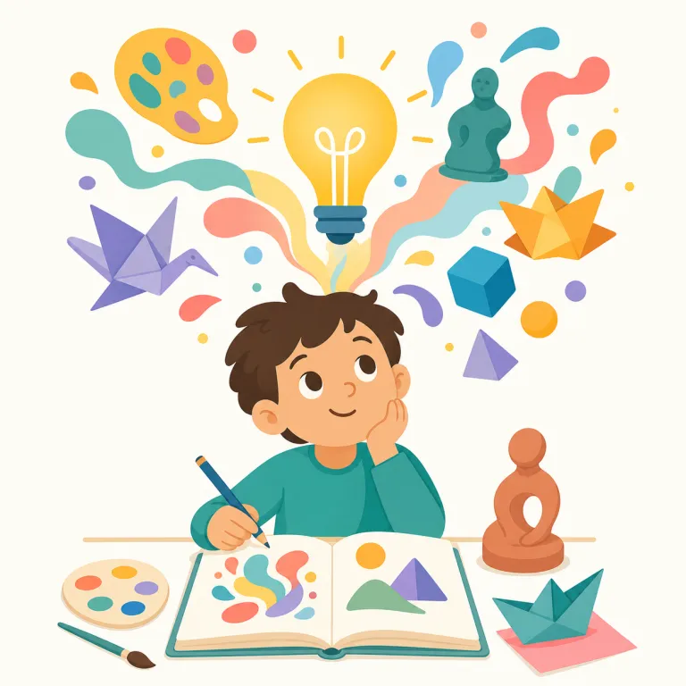 creativity（創造性・名詞）の覚え方イラスト — create「作る」、creative「創造的な」を知っていれば、creativity は -ity が付いて「その性質・能力」になった形だと押さえると覚えやすいです
