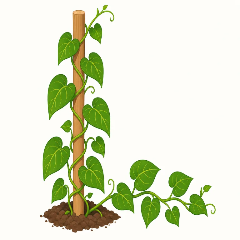 creeper（つる植物・名詞）の覚え方イラスト — まず動詞 creep「はう・じわじわ進む」を押さえると覚えやすいです