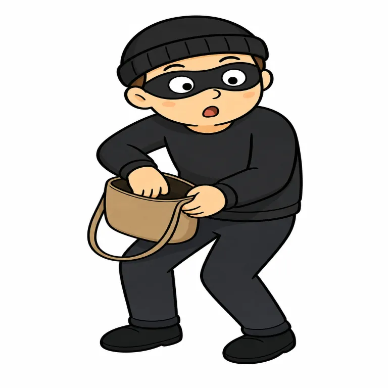 criminal（犯罪者・noun）の覚え方イラスト