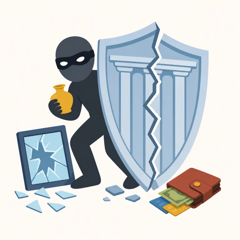 criminality（犯罪、犯行・noun）の覚え方イラスト