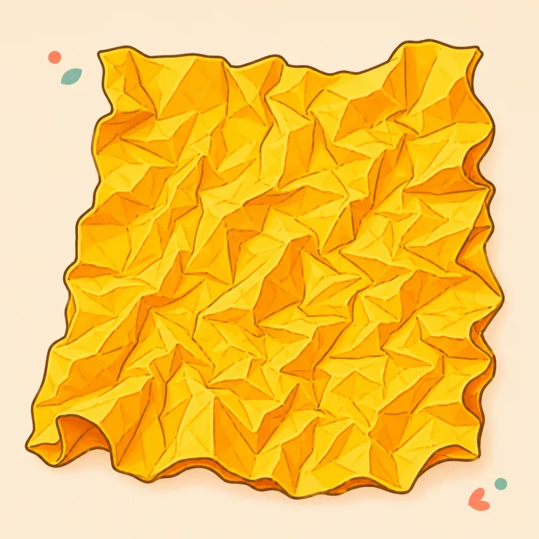 crinkly（しわくちゃの・形容詞）の覚え方イラスト — crinkle が土台