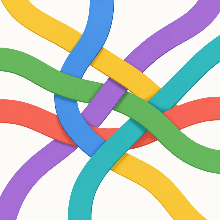 crisscross（縦横に交差する・動詞）の覚え方イラスト — cross を知っていれば覚えやすい語です