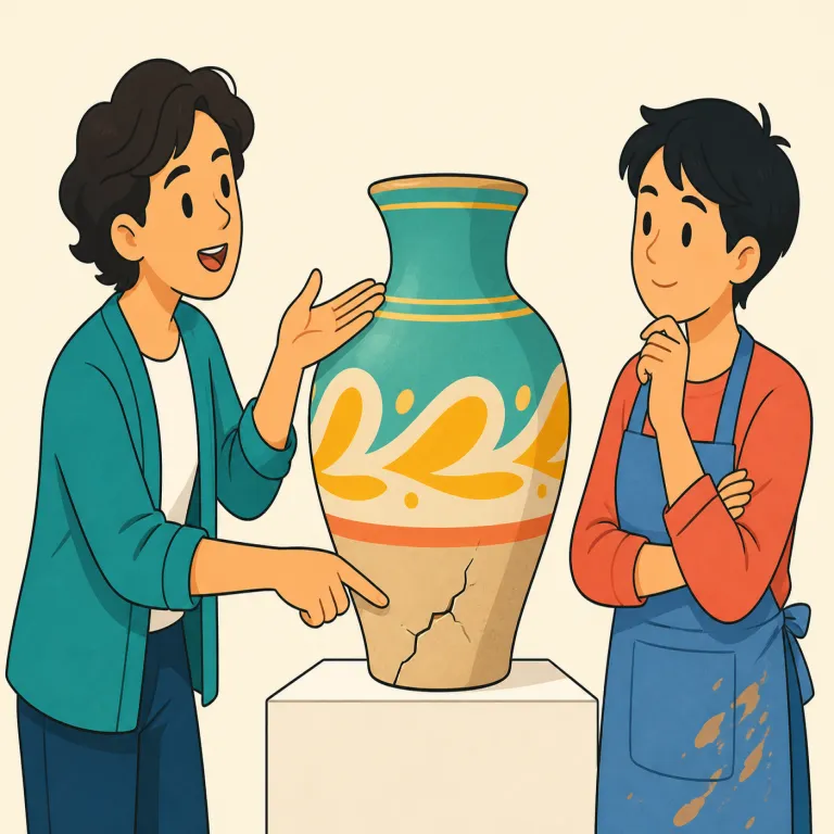 critique（批評する・verb）の覚え方イラスト