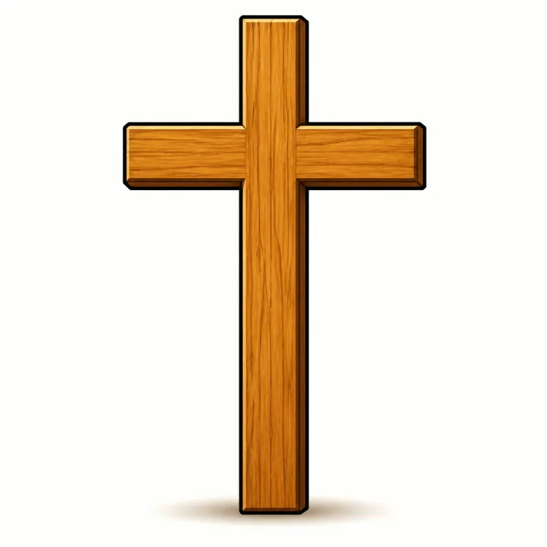 cross（十字架・noun）の覚え方イラスト