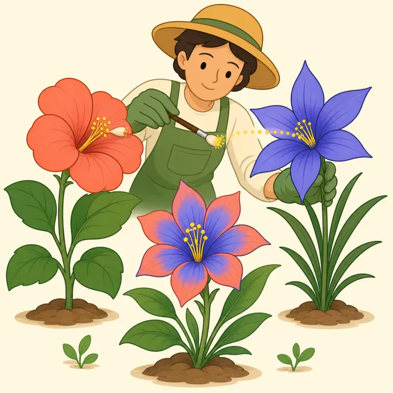 crossbreed（異種交配する・動詞）の覚え方イラスト — crossbreed は「繁殖の手順」に注目する語です