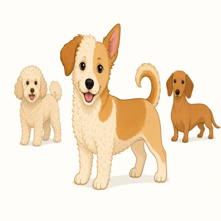 crossbreed（雑種・noun）の覚え方イラスト