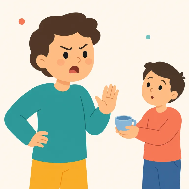 crossly（不機嫌に・副詞）の覚え方イラスト — cross には「十字」のほか、特にイギリス英語で「怒った、不機嫌な」という形容詞の意味があります