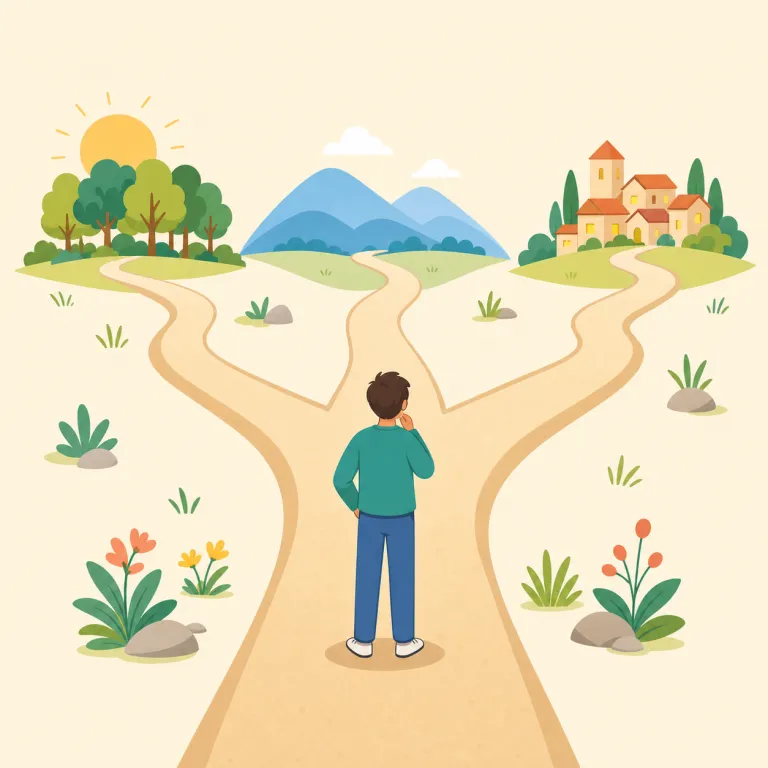 crossroads（交差点、十字路・名詞）の覚え方イラスト — cross は「交わる」、roads は「道たち」と考えましょう
