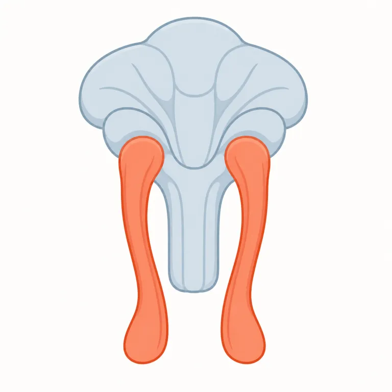 crus（下腿・名詞）の覚え方イラスト — crus は日常語の leg を置き換える普通の語ではなく、医学・解剖学で膝から足首までの区間を専門的に呼ぶ語として覚えます