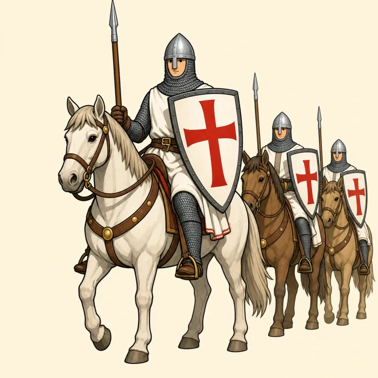 crusade（十字軍・noun）の覚え方イラスト